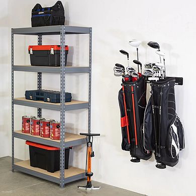Torrey Pines Golf Bag Storage Rack - Holds 2 Golf Bags