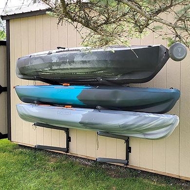Shenandoah Kayak Storage Rack - Outdoor Adjustable Rack - 4 Levels
