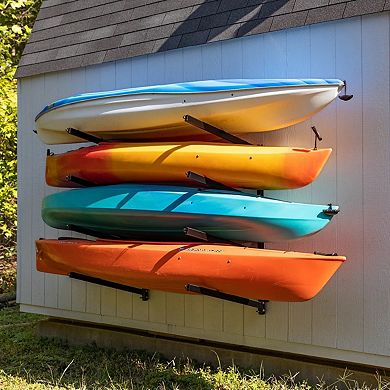 Shenandoah Kayak Storage Rack - Outdoor Adjustable Rack - 4 Levels