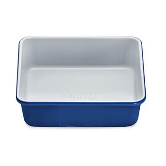 Square Cake Pan, Aluminized Steel with Ceramic Nonstick Coating, Heavy-Duty, Non-Toxic