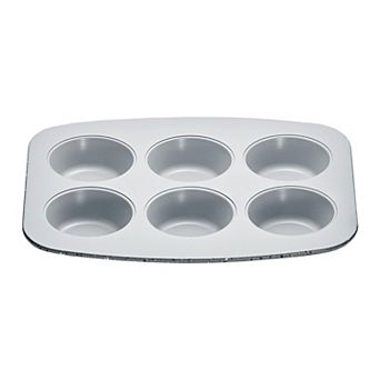 6 cup Muffin Pan Set, Aluminized Steel, Ceramic Nonstick Coating, PFOA & PFAS Free, Heavy-Duty Bakew