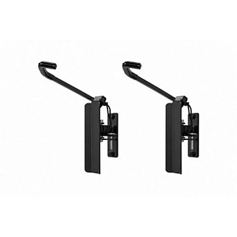 Swivel Mount Bike Storage Rack - 2-Bike Wall Hooks