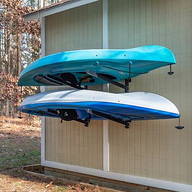 Shenandoah Kayak Storage Rack - Outdoor Adjustable Rack - 2 Levels