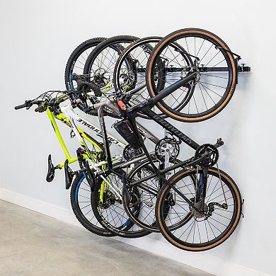 G-Swivel Bike - Adjustable Wall Storage System - Holds 4 Bikes
