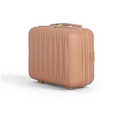 Ms. Jetsetter 2-Piece Expandable Luggage Set with Bonus Shoe Bag & 3-Piece Packing Cube Set