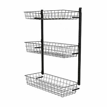 G-Basket - Adjustable Wall Storage System - Holds 120 lbs
