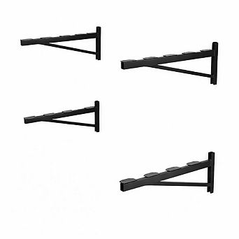 2' x 4' DIY Wall Shelf Brackets - Heavy Duty Garage Wall Shelves