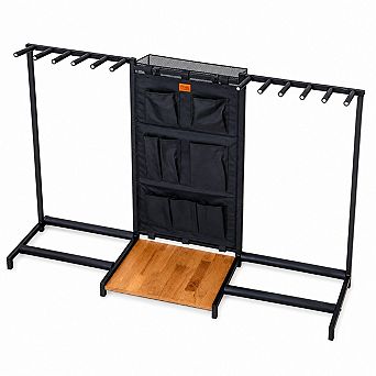 The Headliner 10-Slot Guitar Rack - Black