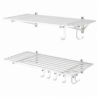2' x 4' Bristol Garage Wall Mount Shelves - 2 Pack - White