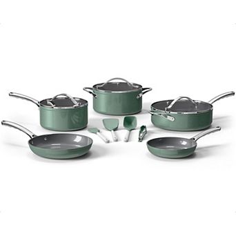 Bakken 12 pc Ceramic Nonstick Cookware Set, PFAS-Free