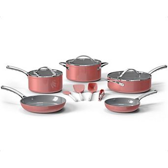 Bakken 12 pc Ceramic Nonstick Cookware Set, PFAS-Free