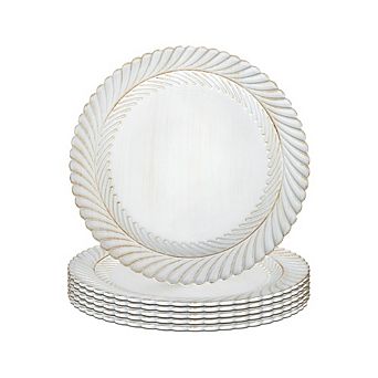 Crockery Underliners With Rimmed Edge