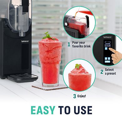 Luma 88 Oz Slushie Maker, Frozen Drinks Without Ice - Black
