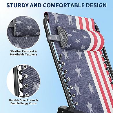2-piece outdoor lounge chair set, complete with backrests and cup holders