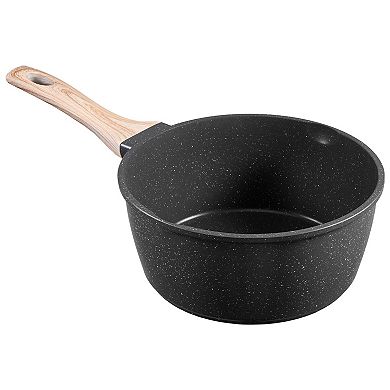 2.5 QT Nonstick Multipurpose Saucepan with Tempered Glass Lid and Stay-Cool Handle