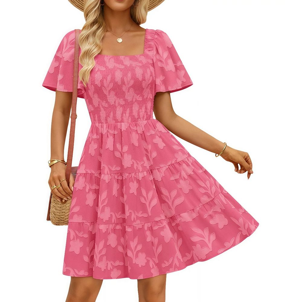 red homecoming dresses corset Dressime Woman's Cheap Dress A Line Strapless Satin Bubble Hem Mini Cocktail Dress With Appliques – dressime you will be the Berry Pink A-Line Kaftan Size:UK 14-16 SCHL004437_BL_XL