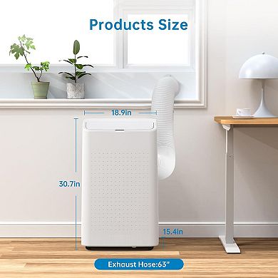 15000 BTU Portable Air Conditioners,Cools Up To 850 Sq. Ft