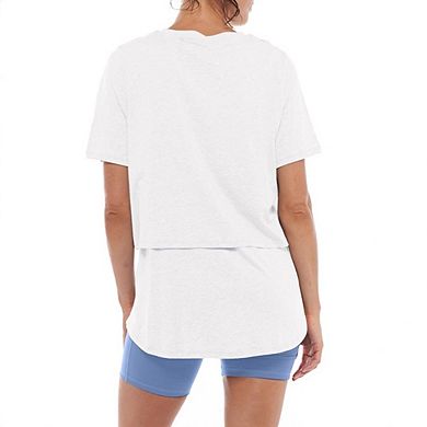 Women's Maternity Short Sleeve Solid Color Casual Crewneck Shirts