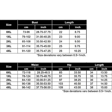 Womens Plus Size Bikini Sets 2 Piece High Waisted Tummy Control Swimsuits Bathing Suits