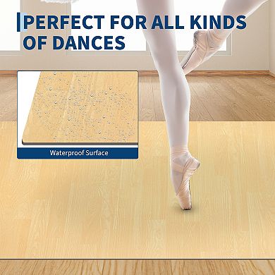 High-quality Non-Slip Dance Floor Mat 6x4 ft - Portable PVC Surface