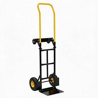 2-in-1 Convertible Hand Truck Dolly, 800 Lbs Heavy Duty Capacity
