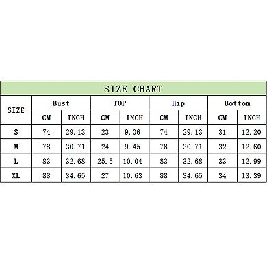 Women's Wrap Front Bikini Set, Adjustable Spaghetti Strap High Waist Two Piece Bathing Suit
