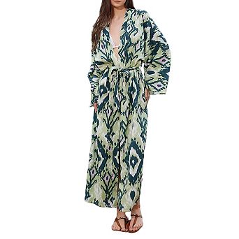 Women Casual Swimsuit Coverup Lightweight Boho Kimono Cardigans for Summer