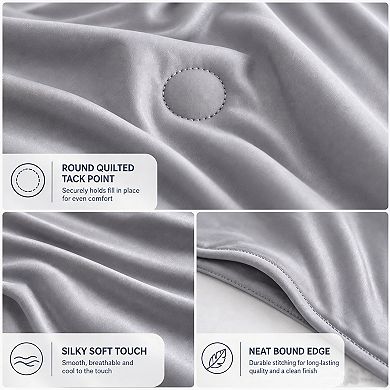 Lightweight Cooling Comforter Rayon from Bamboo Summer Cooling Blanket for Hot Sleepers