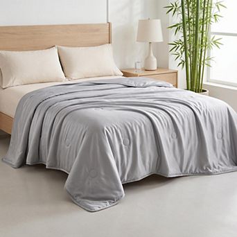 Lightweight Cooling Comforter Rayon from Bamboo Summer Cooling Blanket for Hot Sleepers