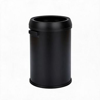 17 Gallon/65L Stainless Steel Kitchen Trash Can, Open Top Garbage Bin