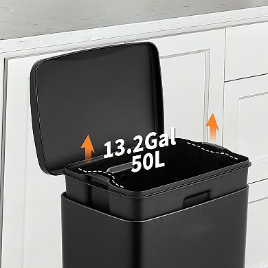 13.2 Gallon /50 Liter Trash Can with Lid