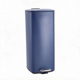 8 Gallon / 30L Stainless Steel Kitchen Trash Can with Lid,Removable Inner Bucket