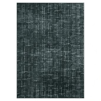 Abstract Area Rugs, Modern Boho Neutral Striped Anti-Skid Contemporary Geometric Washable Carpets