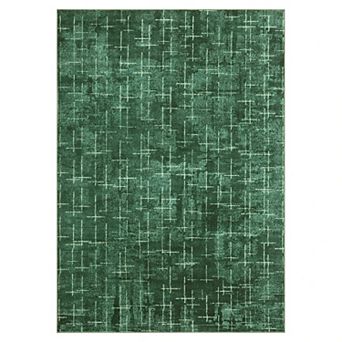 Abstract Area Rugs, Modern Boho Neutral Striped Anti-Skid Contemporary Geometric Washable Carpets