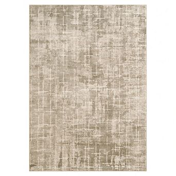Abstract Area Rugs, Modern Boho Neutral Striped Anti-Skid Contemporary Geometric Washable Carpets