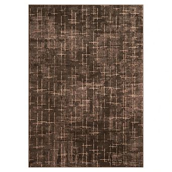 Abstract Area Rugs, Modern Boho Neutral Striped Anti-Skid Contemporary Geometric Washable Carpets
