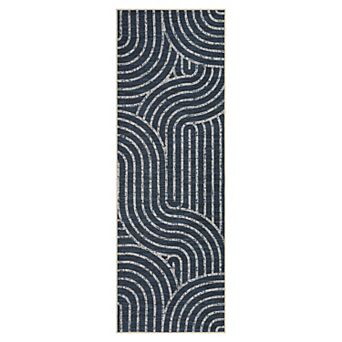 Modern Rainbow Easy Jute Area Rugs, Washable Boho Abstract Natural Contemporary Runners Carpet