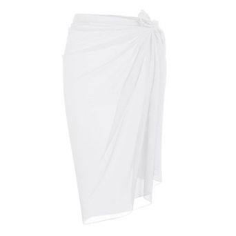 Ekouaer Women Sarong Swimsuit Coverups Chiffon Long Bikini Wraps Sheer Beach Bathing Suit Cover Up
