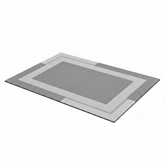 Non Slip Bath Mat Rubber Backing Ultra Thin Quick Dry Absorbent Washable Multi Use