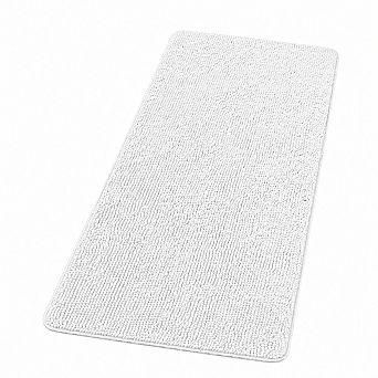 Soft Plush Microfiber Bath Mat Non Slip Absorbent Washable