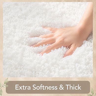 Soft Absorbent Non Slip Quick Dry Machine Washable Bathroom Rug