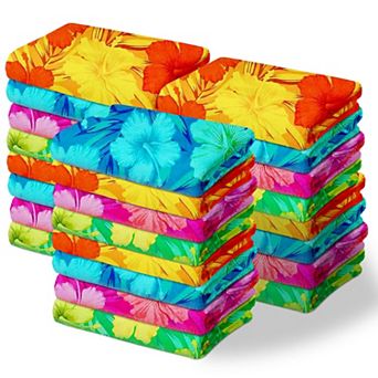 Soft Absorbent Cotton Beach Towels Vibrant Color Reactive For Pool Bath