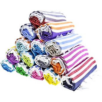 Oversized Quick Dry Sand Free Cotton Beach Towel Lightweight Portable Multi Use