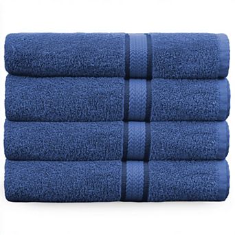 Ultra Soft 30x54 Ringspun Cotton Luxury Absorbent Easy Care Machine Washable Home Spa Towels