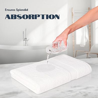 Extra Large Luxury Cotton Bath Sheets 700 GSM Highly Absorbent Hotel Collection 2 Pack
