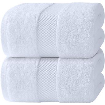Extra Large Luxury Cotton Bath Sheets 700 GSM Highly Absorbent Hotel Collection 2 Pack