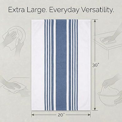 Premium Cotton Absorbent Kitchen Towels Reusable Quick Dry Cleaning Cloths