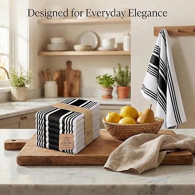 Premium Cotton Absorbent Kitchen Towels Reusable Quick Dry Cleaning Cloths
