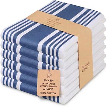 Premium Cotton Absorbent Kitchen Towels Reusable Quick Dry Cleaning Cloths
