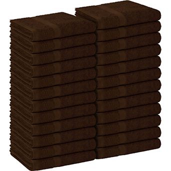 Cotton Salon Towels 100 Percent Ring Spun Highly Absorbent Machine Washable For Spa Gym Home Beauty